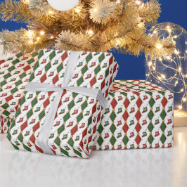 Papel De Presente Meia de Natal
