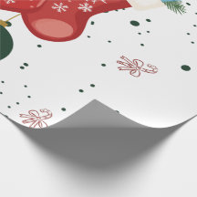 Meias de Natal e Presentes de Natal Lindos Desenh