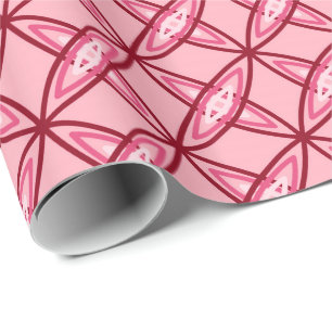 Papel De Presente Meio século atômico moderno - Rosa Balé