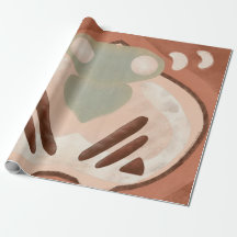 meio século Modern Abstrato de Arte Orgânica