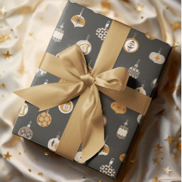 Papel De Presente Meio século Retroativo Moderno Ornamento Natal