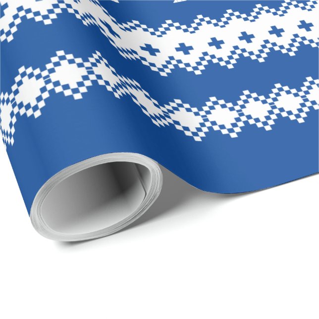 Papel De Presente MELANIA TRUMP Christmas (Ponta do rolo)