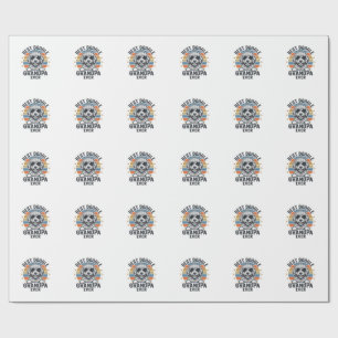 Papel De Presente Melhor Avô Doodle de Todos os Tempos Camisa Vintag