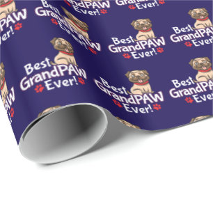 Papel De Presente Melhor Avô VovôPaw de Todos