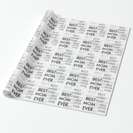 Papel De Presente Melhor Dia de as mães Da Mãe