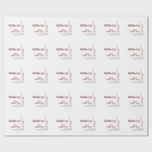 Papel De Presente Melhor mãe de sempre vermelho amor fronteira espan