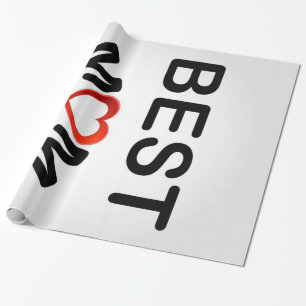 Papel De Presente Melhor mãe   Personalizado Para A Minha Mãe