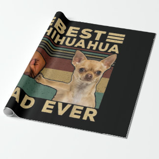 Papel De Presente Melhor Pai Chihuahua