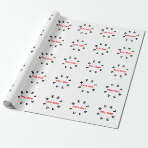 Papel De Presente Melhor Pai De Cão Nunca