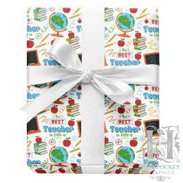 Papel De Presente Melhor Papel de Moldagem de Professores