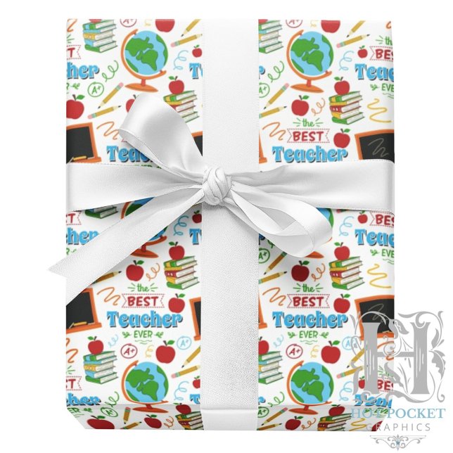 Papel De Presente Melhor Papel de Moldagem de Professores (Criador carregado)