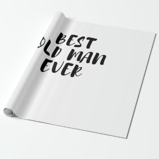 Papel De Presente Melhor velho