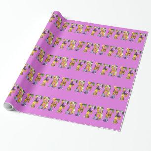 Papel De Presente Melhores amigos para sempre (versão roxa)