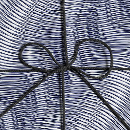 Papel De Presente Melted Silver effect Moiré Stripes Trippy Abstract