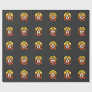 Papel De Presente Membro da Família Corgi Fofinho Amante de Cachorro