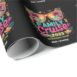 Papel De Presente Memórias do Fazer do Family Cruise 2025 Juntas