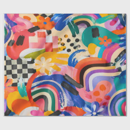 Papel De Presente Memphis Gift Wrap