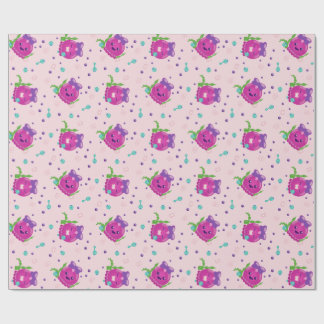 Papel De Presente Menina Bebê Polvo Kawaii
