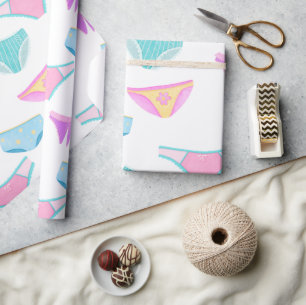 Papel De Presente Menina Bonita De Calça