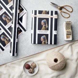 Papel De Presente Menina com Brinco de Pérola Vermeer