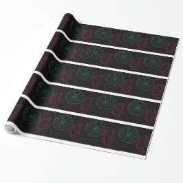 Papel De Presente Menina com Marigold Afro Puffs