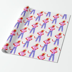 Papel De Presente menina diabólica