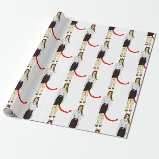 Papel De Presente menina diabólica