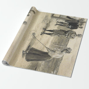 Papel De Presente Menina SUPERIOR do golfe