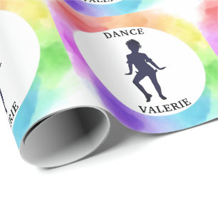 Papel De Presente Meninas Cão-de-Dança