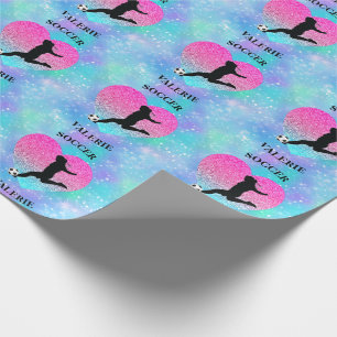 Papel De Presente Meninas de Futebol Espírito de Inverno 