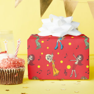 Papel De Presente Meninas só querem dançar