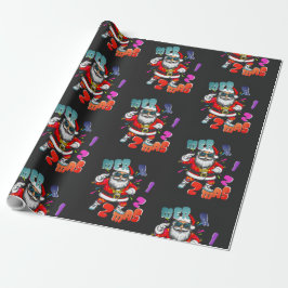 Papel De Presente Mer rizz mas - Christmas Rizz funny Santa