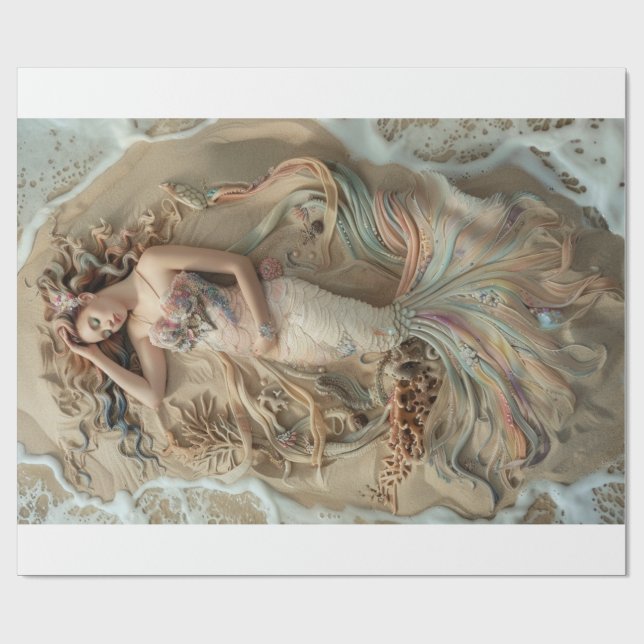 Papel De Presente Mermaid Lyfe3 (Aberto)