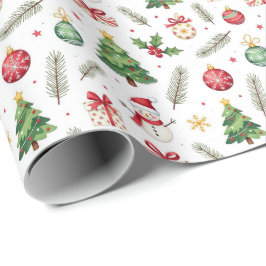 Papel De Presente Merry Christmas
