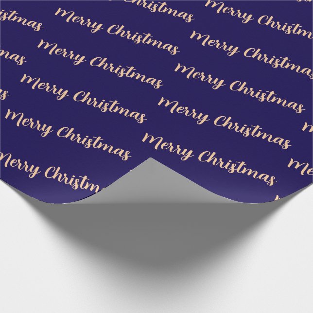 Papel De Presente Merry Christmas Simple Stylish Modern Minimal  (Ponta)