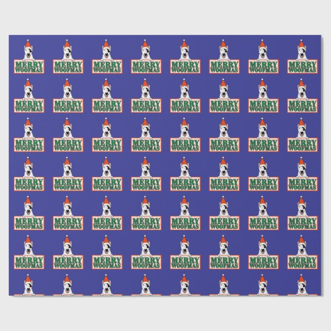 Papel de presente "Merry Woofmass" do Spike (Aberto)