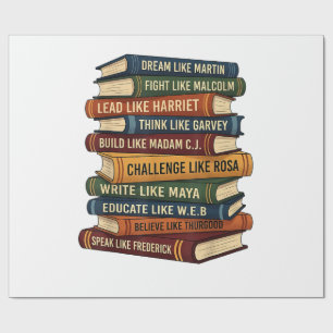 Papel De Presente Mês da História Negra Sonho