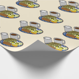 Papel De Presente Mês do Melhor Café da Manhã - Ovos