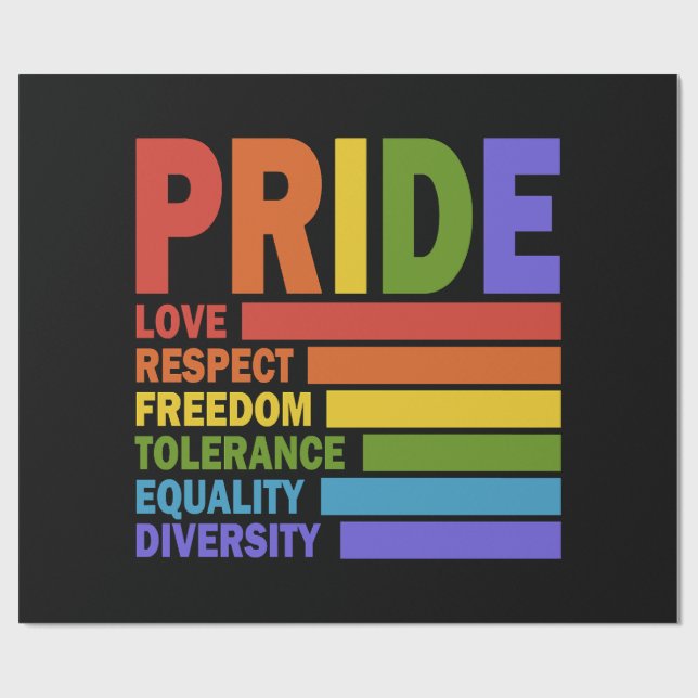 Papel De Presente Mês do Orgulho LGBT (Aberto)