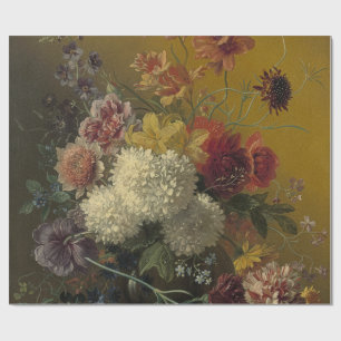 Papel De Presente Mestre Holandês Antigo Floral Georgius van Os 1820