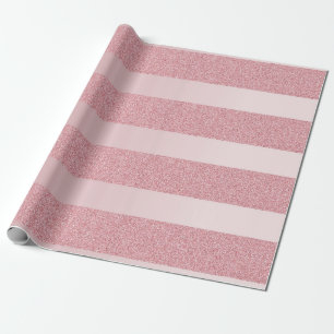 Papel De Presente Metálica Elegante Modelo Dourado Rosa