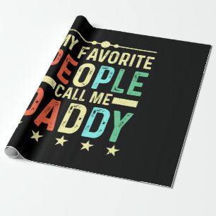 Papel De Presente Meu Pessoas Favorito Me Chame De Pai