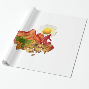 Papel De Presente Meu Squatchin ido ketchup para o pequeno almoço d