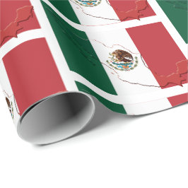 Papel De Presente MÉXICO | Bandera do México | BANDEIRA MEXICANA