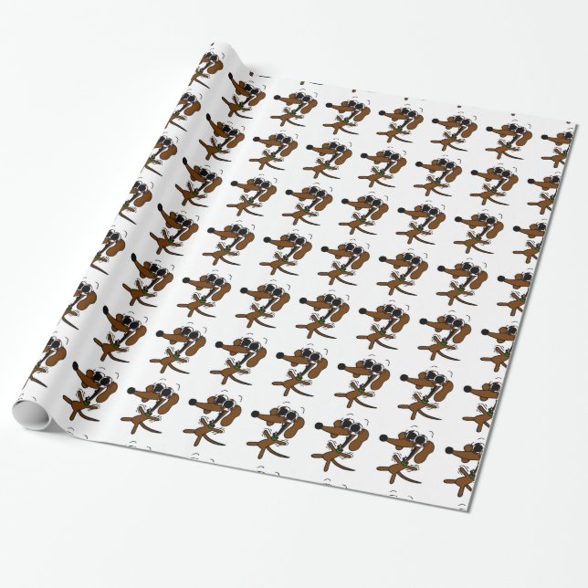 Papel De Presente Midge Freakin' Out Wrappaper (Desenrolado)