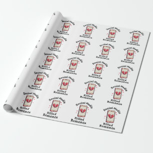Papel De Presente Mídia Social Matou o Romance