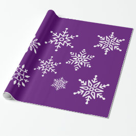 Papel De Presente Midnight Clear - Flocos de neve