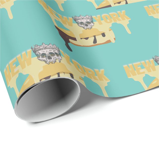 Papel De Presente Mikitiez cheesecake blueberrycheese nova york (Ponta do rolo)