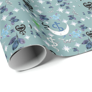 Papel De Presente Mikitiez cobra pessoa cobra feiticeiro bruxa magia