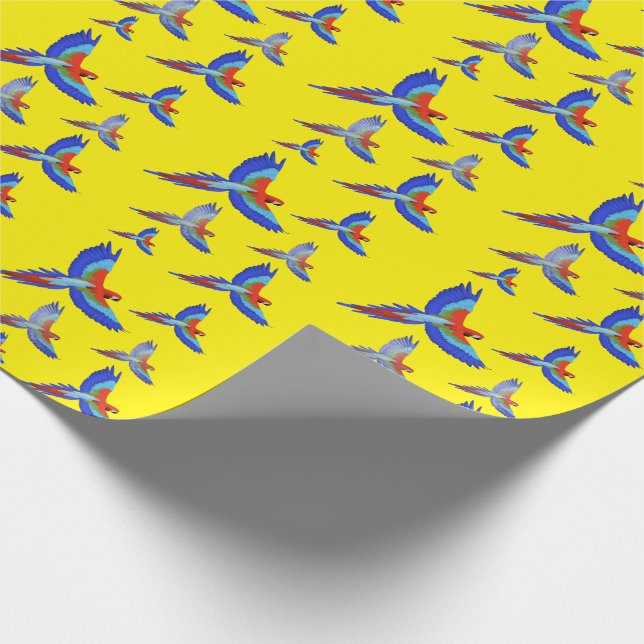 Papel De Presente Mikitiez parrot hawaii verão sunset Beach primaver (Ponta)